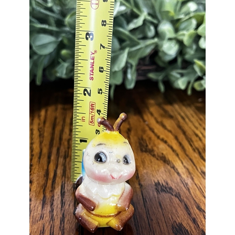 Vintage Anthropomorphic Bee Figurine Plastic Made in Hong Kong - Picture 6 of 6